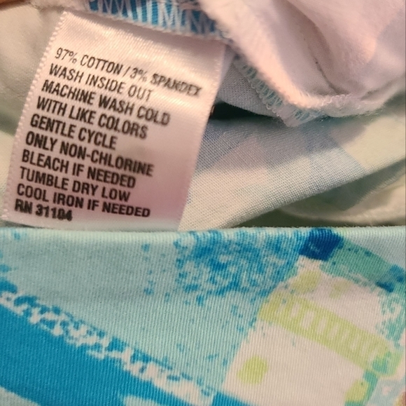 Crown&ivory Shorts size 2 summer palm trees oceans - Picture 3 of 3